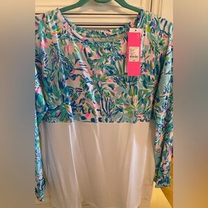 Lilly Pulitzer Blue Ibiza Cabana Top